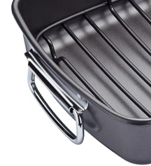 MasterClass Braadslede med rooster - 40 x 28 cm - standard anti-stick belægning