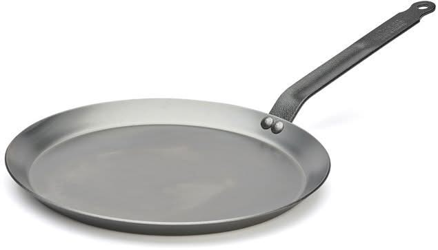 De Buyer Pannenkoekenpan / Crepepan Carbone Plus - Plaatstaal- ø 30 cm - uden non-stick belægning
