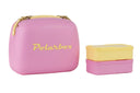 Polarbox Mini Køletaske / Coolerbag med 2 Madkasser - Bubblegum-Yellow - 6 Liter
