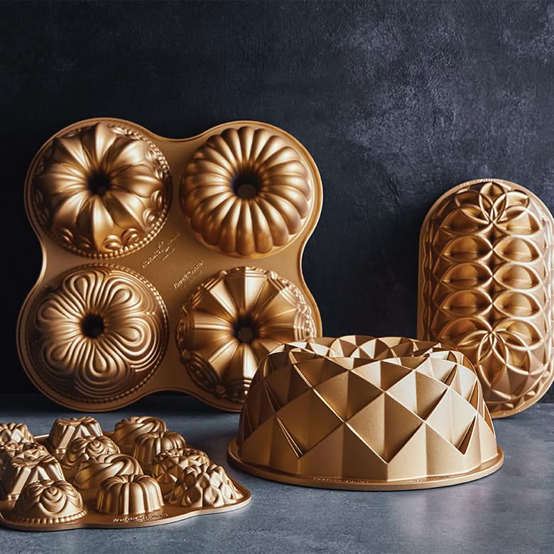 Nordic Ware Cakeform / Brødform Jubilee Loaf Guld - 26 x 15 cm