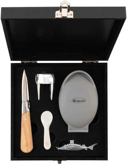 Laguiole Style de Vie Oestermes Geschenkset Eksklusiv udgave - Luxury Line
