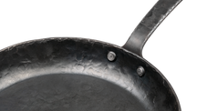 Forged Stegepande Carbonstål ø 28 cm - egnet til alle varmekilder - uden non-stick belægning