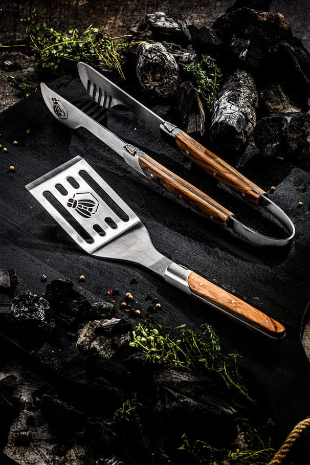 SdV Luxury Line BBQ Set Oliventræ