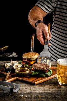 SdV Luxury Line BBQ Set Oliventræ