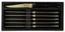 Laguiole Style de Vie Steakmessen Prestige Line Guld - 6 stk.