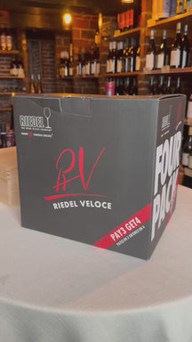 Riedel Wijnglazenset - Røde Wijnglas - Veloce - Cabernet Sauvignon / Merlot - 829 ml -  4 Stykker