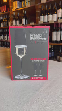 Riedel Champagneglas - Flutes - Grape@Riedel - 250 ml - 2 Styk
