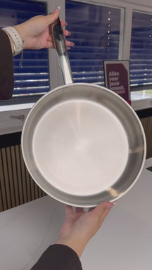 Cookinglife Stegepande Superior Triply RVS ø 28 cm - egnet til alle varmekilder - uden non-stick belægning