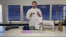 Hendi Vacumeerposer med relief på rulle - Sous Vide Poser - 20 x 600 cm - Egnet til FoodSaver vakuummaskiner - 2 stk.