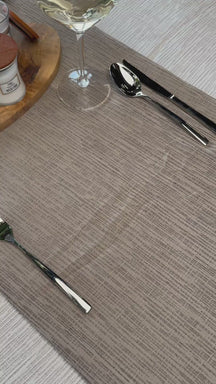 Cookinglife Dinerborden Serene Zand ø 28 cm - Aardewerk - 4 Stuks