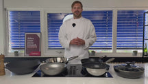 SCANPAN Wokpande Classic Induction ø 24 cm - egnet til alle varmekilder - standard non-stick belægning