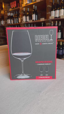 Riedel Røde Vinglas Grape@Riedel - Cabernet / Merlot / Cocktail - 830 ml - 2 Stykker