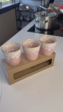 Costa Nova Koffiekopjes Grespresso Soft Pink 190 ml - 3 stuks