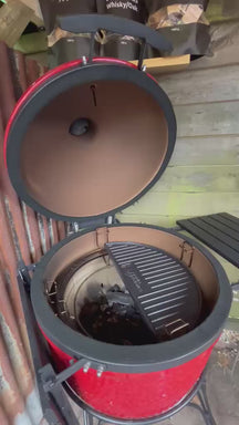 Cookinglife Grill Halve Maan Grillplaat / Plancha Gietijzer - 2-zijdig - Egnet til 46 cm Kamado's