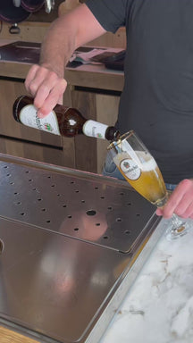 Krombacher Bierglas på fod 300 ml - 6 stykker
