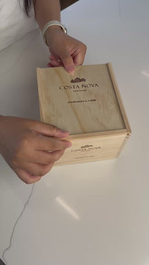 Costa Nova Espresso Kopper Grespresso Denim 80 ml - 8 stk. - Gaveæske