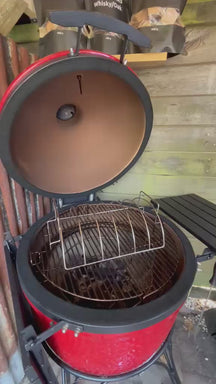 GrillX BBQ Sparerib Rack - Varmebestandigt Stål - Grillning af Kød og Fjerkræ