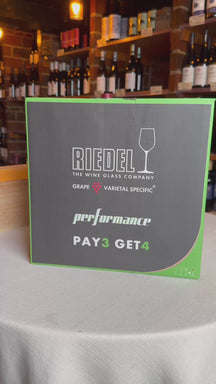 Riedel Wijnglazenset - Røde Wijnglas - Performance - Cabernet / Merlot - 834 ml - 4 Stykker
