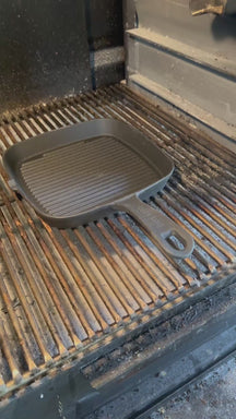 Blackwell Grillpande Gussejern Cast Iron 23 x 23 cm - egnet til alle varmekilder - uden non-stick belægning