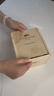 Costa Nova Espresso Kopper Grespresso White 80 ml - 8 stk - Gaveæske