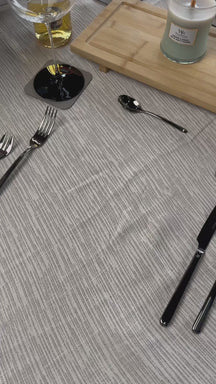 Cookinglife Serviesset Baia Bruin 12-delig / 4 personer - 4 middagstallerkener, 4 morgenmadstallerkener og 4 dybe tallerkener