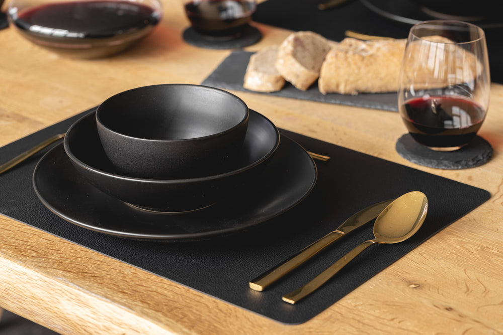 Studio Tavola Dybe Tallerkener / Pastatallerkener Black Tie ø 21 cm - 6 stk.