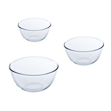 Pyrex Glas Skål / Røreskål Sæt Iconics' 3-Delt - 500ml, 1 Liter & 2 Liter