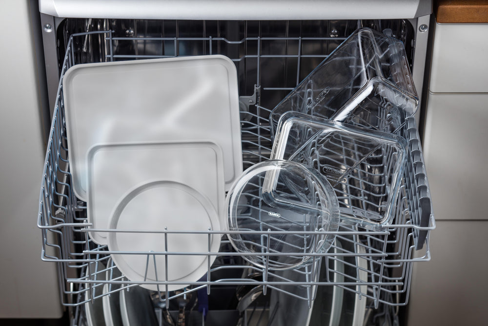 Pyrex Glaskasserolle Sæt med låg Cook & Freeze 4-Delt - 800 ml, 1,5 Liter, 2,6 Liter & 4 Liter