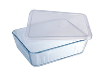 Pyrex Glaskasserolle Sæt med låg Cook & Freeze 4-Delt - 800 ml, 1,5 Liter, 2,6 Liter & 4 Liter