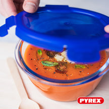 Pyrex Glas Opbevaringsskåle / Ovnfade med låg Cook & Go 7-delt