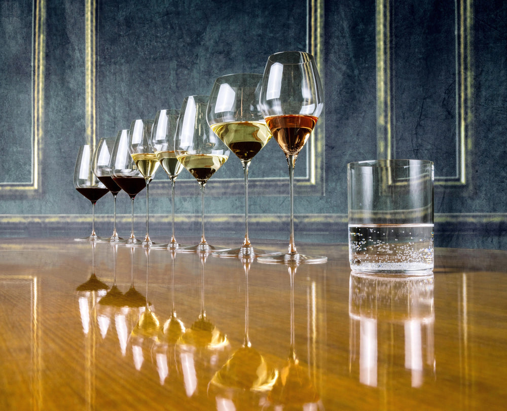 Riedel Vinglas sæt Veloce - Cabernet / Merlot, Pinot Noir / Nebbiolo, Sauvignon Blanc & Chardonnay - 4 stykker