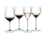 Riedel Vinglas sæt Veloce - Cabernet / Merlot, Pinot Noir / Nebbiolo, Sauvignon Blanc & Chardonnay - 4 stykker