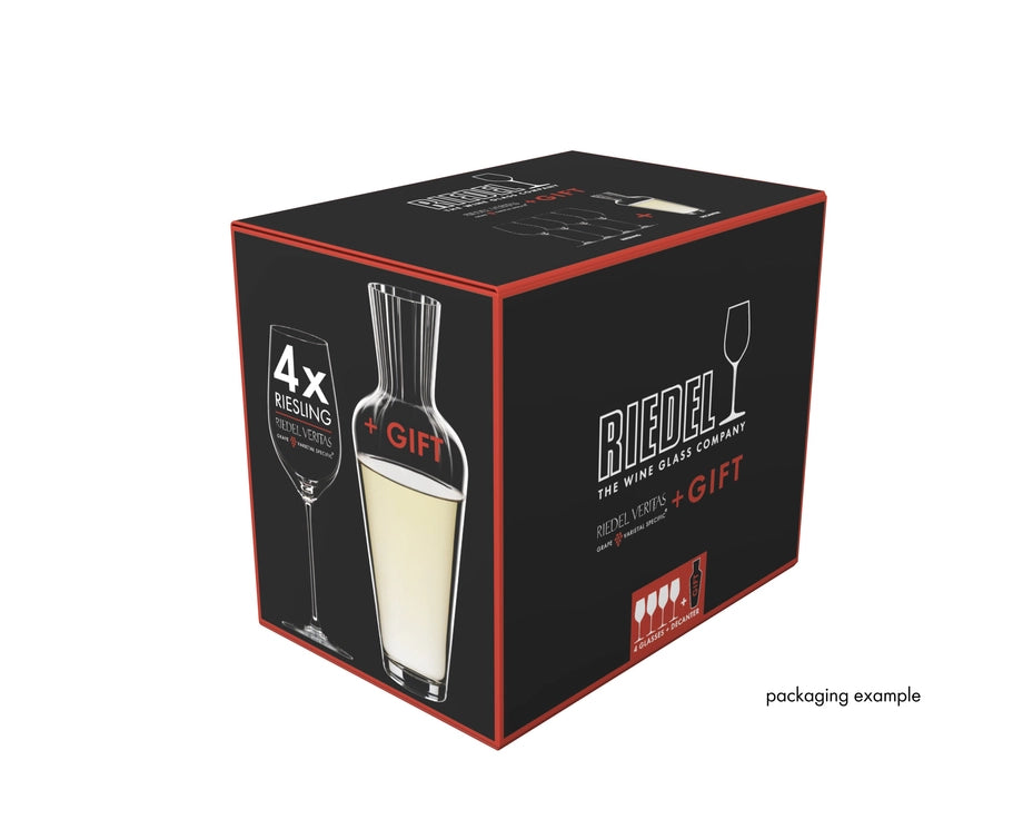 Riedel Vinglas sæt - Røde vinglas - Veritas - Cabernet / Merlot + Wine Friendly Karaffel