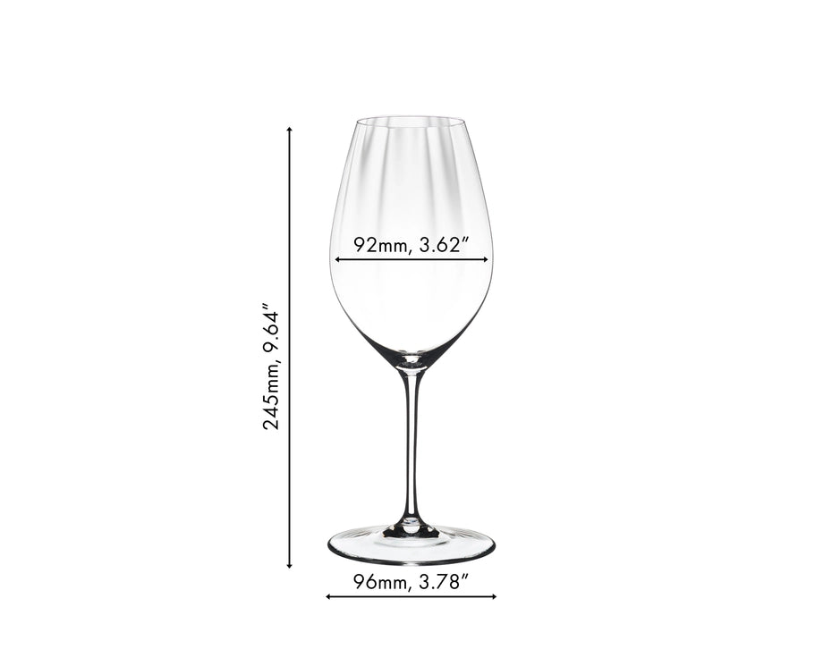Riedel Wijnglazenset - Hvide wijnglas - Performance - Riesling - 623 ml - 4 Styk