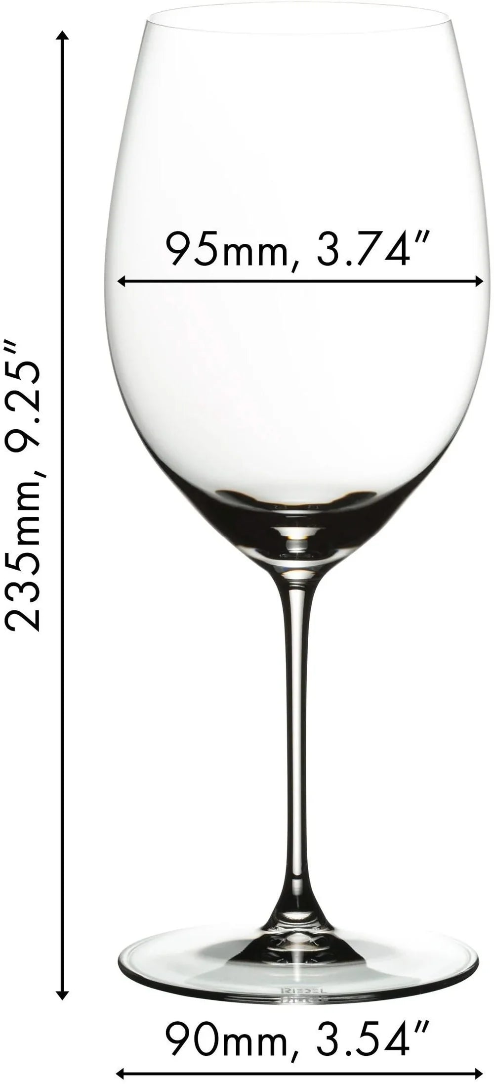 Riedel Vinglas sæt - Røde vinglas - Veritas - Cabernet / Merlot + Wine Friendly Karaffel
