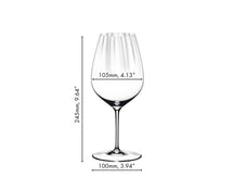 Riedel Wijnglazenset - Røde Wijnglas - Performance - Cabernet / Merlot - 834 ml - 4 Stykker