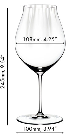 Riedel Wijnglazenset - Røde Wijnglas - Performance - Pinot noir - 830 ml - 4 Stykker