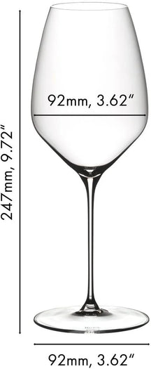 Riedel Wijnglazenset - Hvide Wijnglas - Veloce - Riesling - 570 ml - 4 Stk.