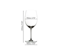 Riedel Wijnglazenset - Røde Wijnglas - Veritas - Cabernet / Merlot - 709 ml - 4 Styk