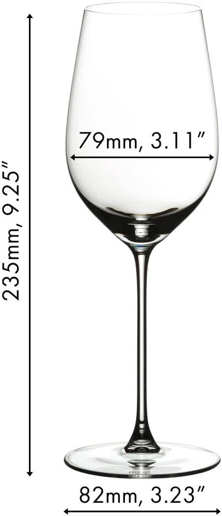 Riedel Vinglas sæt - Hvidvinsglas - Veritas - Riesling / Zinfandel + Vinvenlig karaffel