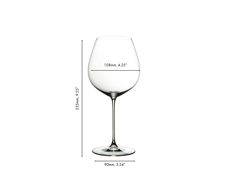 Riedel Wijnglazenset - Røde Wijnglas - Veritas - Pinot noir - 710 ml - 4 stk.