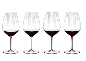 Riedel Wijnglazenset - Røde Wijnglas - Performance - Cabernet / Merlot - 834 ml - 4 Stykker
