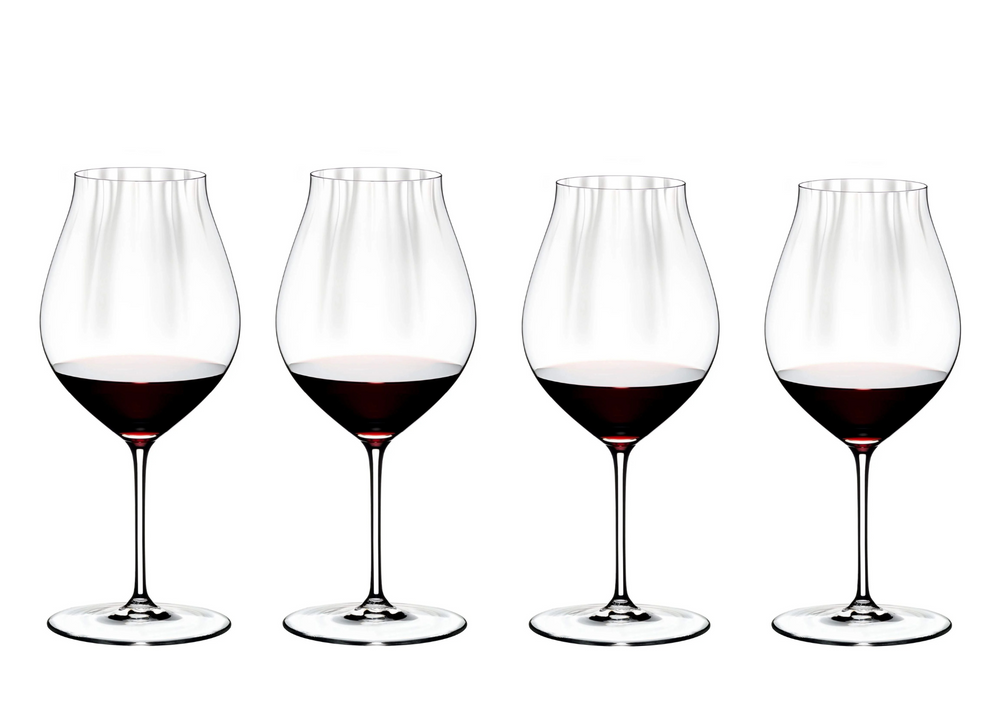 Riedel Wijnglazenset - Røde Wijnglas - Performance - Pinot noir - 830 ml - 4 Stykker