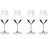 Riedel Wijnglazenset - Hvide wijnglas - Performance - Riesling - 623 ml - 4 Styk