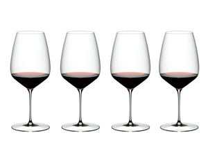 Riedel Wijnglazenset - Røde Wijnglas - Veloce - Cabernet Sauvignon / Merlot - 829 ml -  4 Stykker