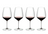 Riedel Wijnglazenset - Røde Wijnglas - Veloce - Cabernet Sauvignon / Merlot - 829 ml -  4 Stykker