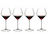 Riedel Vinglas Sæt - Røde Vinglas - Veloce - Pinot noir / Nebbiolo - 763 ml - 4 Stykker