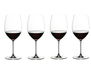 Riedel Wijnglazenset - Røde Wijnglas - Veritas - Cabernet / Merlot - 709 ml - 4 Styk