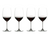 Riedel Wijnglazenset - Røde Wijnglas - Veritas - Cabernet / Merlot - 709 ml - 4 Styk