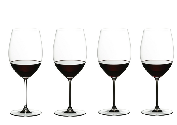Riedel Wijnglazenset - Røde Wijnglas - Veritas - Cabernet / Merlot - 709 ml - 4 Styk
